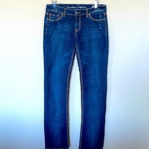 Woman’s i Jeans By Buffalo Fendi Style Straight Dark Wash Jeans Size 10 30/33